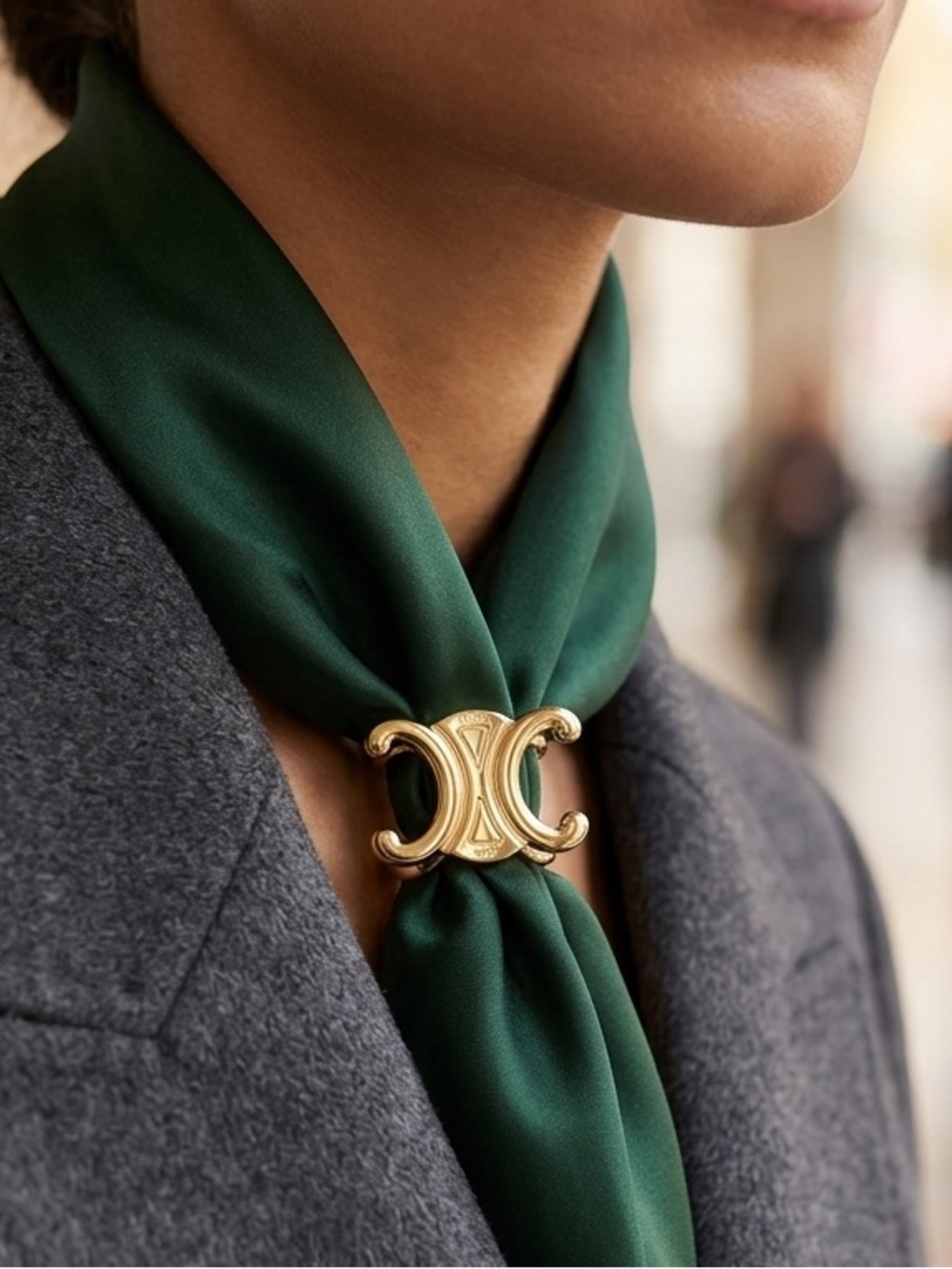 🆕 CELINE Scarf Buckle
